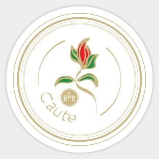 Caute - Antique Sticker